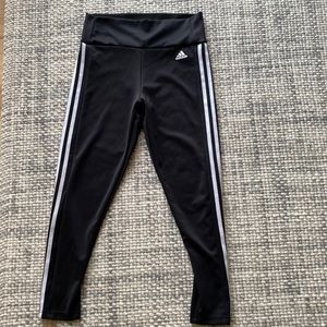 adidas cropped track pants/leggings